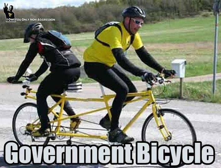 A person riding on the back of a bicycle
Description automatically generated